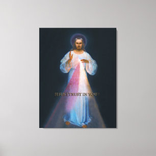 Divine Mercy Original Vilnius Image Canvas Print