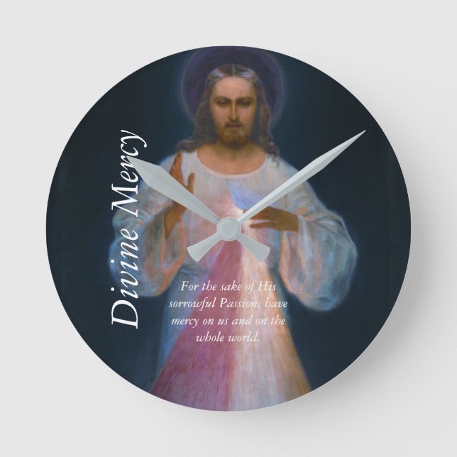 divine mercy round clock (Front)