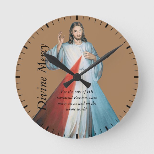 divine mercy round clock (Front)