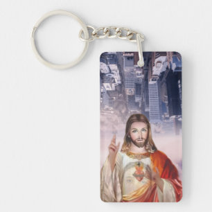 Divine Mercy, St. Faustina, Jesus I Trust in You Key Ring