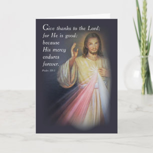 Divine Mercy Thinking of You Card