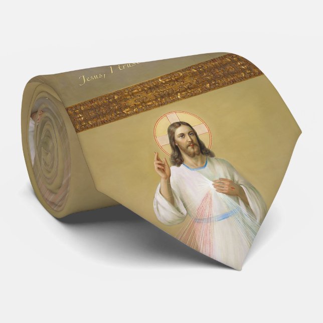 Divine Mercy Tie (Rolled)
