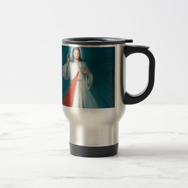 divine mercy travel mug (Right)