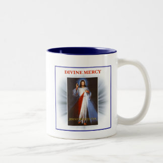 Divine Mercy Two-Tone Coffee Mug