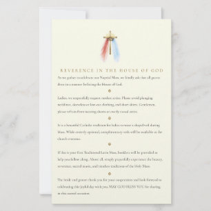 Divine Mercy Wedding Guest Attire & Etiquette Stationery