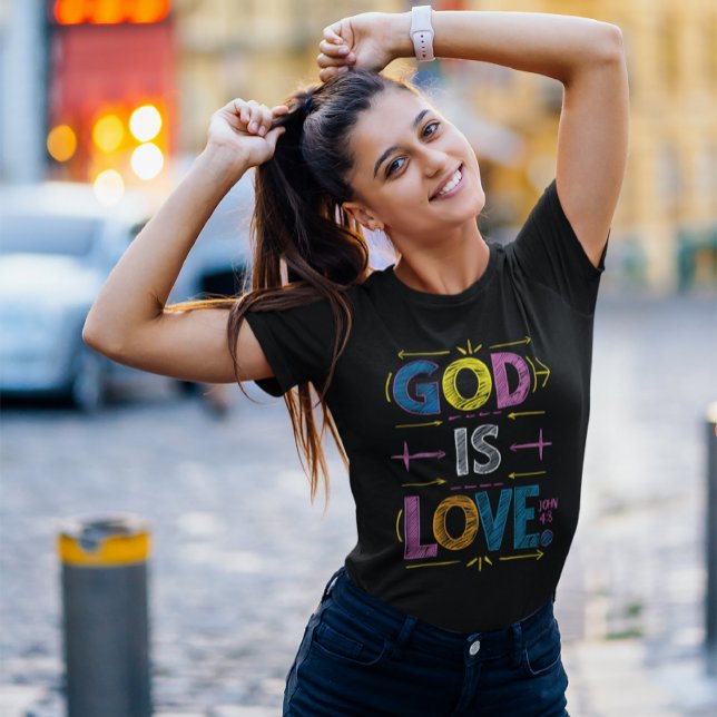 Divine Message: God Is Love Arrows T-Shirt (Creator Uploaded)