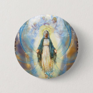 Divine Mother 6 Cm Round Badge