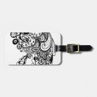 Divine Paisley Luggage Tag