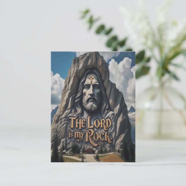 Divine Presence Among the Mountains Postcard (Standing Front)