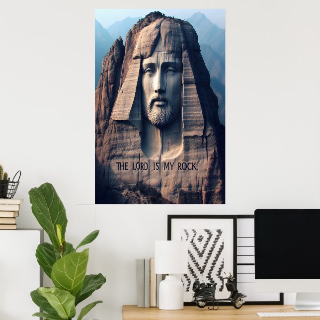 Divine Presence Among the Mountains Poster (Home Office)