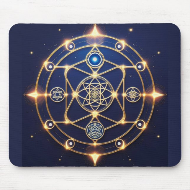 Divine Radiance – 5: Illuminated Universal Energy Mouse Mat (Front)