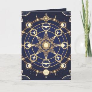 Divine Radiance – Golden Mandala of Awakening Card