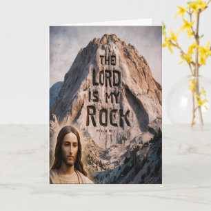 Divine Revelation: The Lord Is My Rock Card