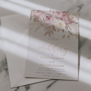 Divine Rose Gold Blush Floral New Season Wedding