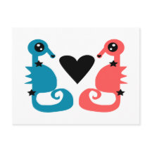 Divine Seahorses in love