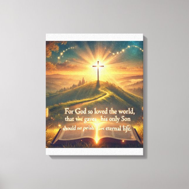 Divine Serenity: The Prince of Peace  Description Canvas Print (Front)