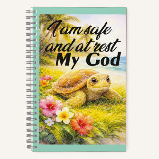 Divine Serenity Turtle Notebook