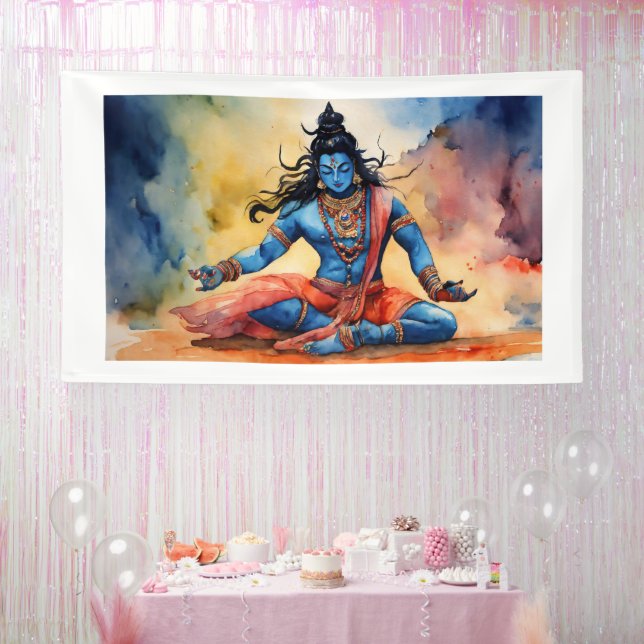 Divine Shiva Banner: Sacred Art for Your Space Banner (Party)