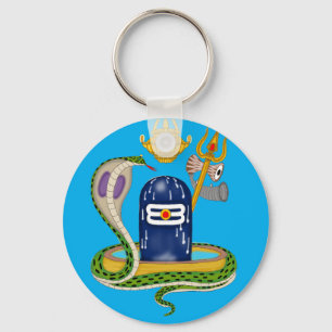 Divine Shivlingam Keychain – Sacred Mahadev Symbol