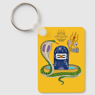Divine Shivlingam Keychain – Sacred Mahadev Symbol