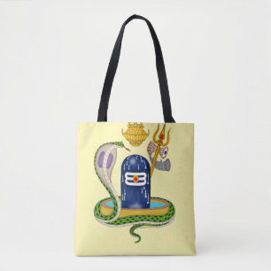 Divine Shivlingam Tote Bag – Spiritual Vibes Every