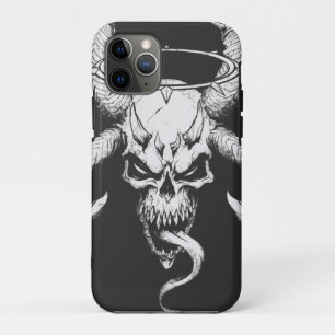 Divine Skull of Death Black iPhone 11 Pro Case