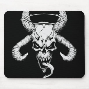 Divine Skull of Death Black Mouse Mat