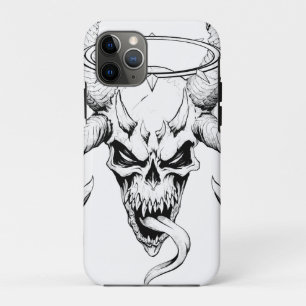 Divine Skull of Death White iPhone 11 Pro Case