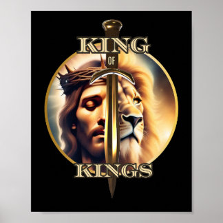 Divine sovereignty: Jesus Christ, King of Kings Poster