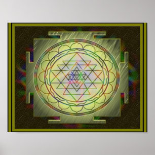 Divine Sri Yantra10 Poster