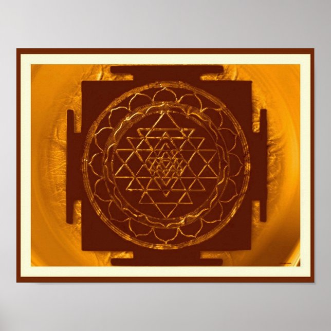 Divine Sri Yantra2 Poster (Front)