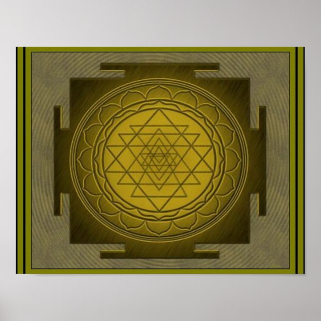 Divine Sri Yantra8 Poster (Front)