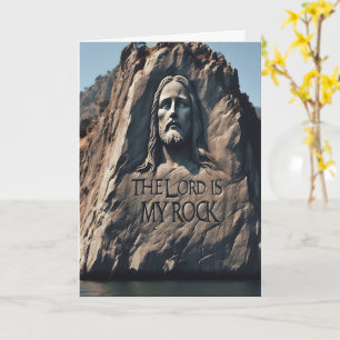 Divine Statue: The Lord Is My Rock Card