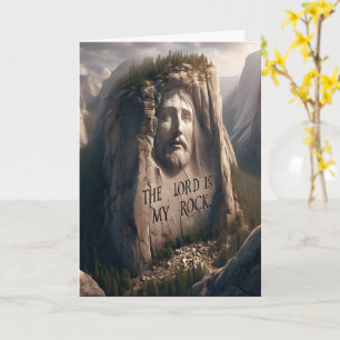 Divine Statue: The Lord Is My Rock Card