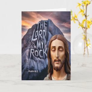Divine Strength: The Lord Is My Rock Card