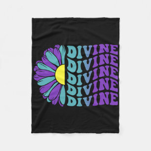 Divine Suicide Prevention Mental Health Awareness Fleece Blanket