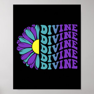 Divine Suicide Prevention Mental Health Awareness  Poster