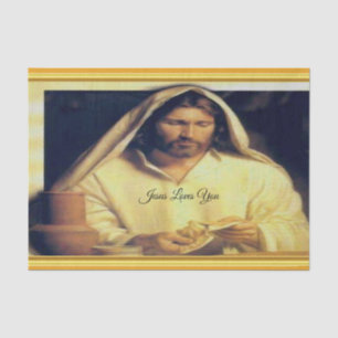 Divine Supper: Breaking Bread With Jesus Tissue Paper