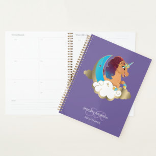Divine the Unicorn Moon & Clouds Planner