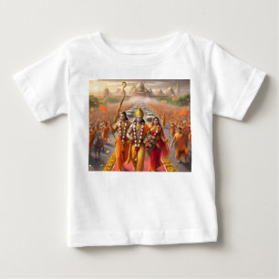 Divine Threads: Embrace the Power of Lord Ram Baby T-Shirt