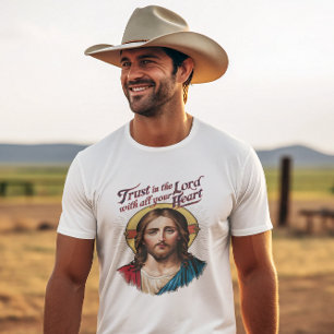 Divine Trust: Jesus Encouraging Faith T-Shirt
