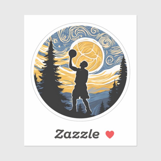Divine Van Gogh-style basketball (Sheet)
