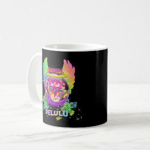 Divinely Delulu Crystal Ball Mug – Funny Witchy