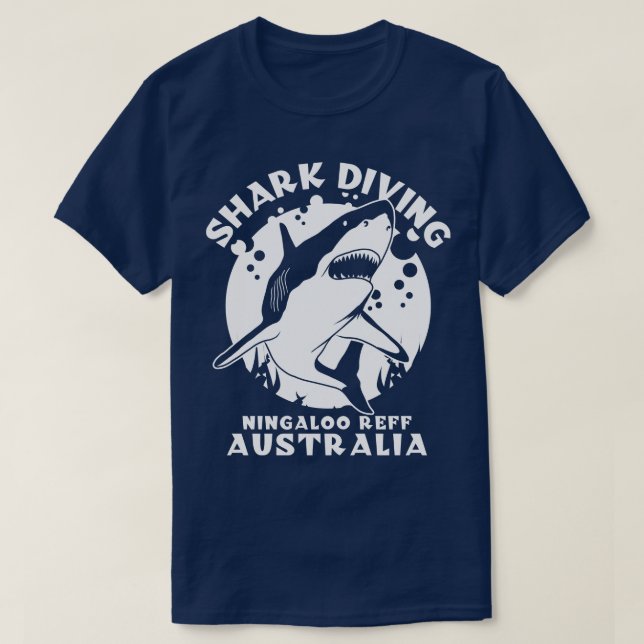 Diving At Ningaloo Reef T-Shirt (Design Front)