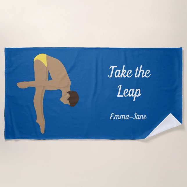 Diving Beach Towel (Front)