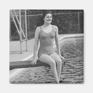 Diving Board Magnet