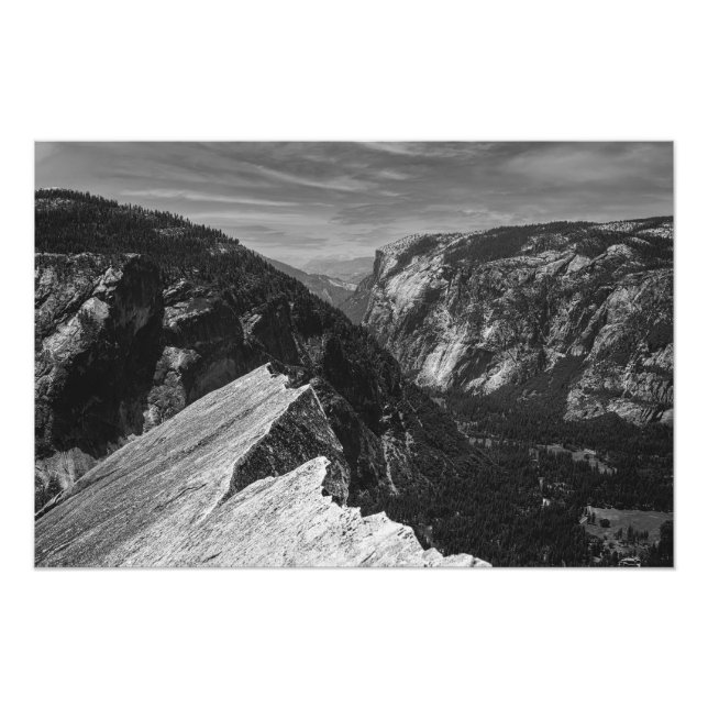 Diving Board of Yosemite National Park Photo Print (Front)