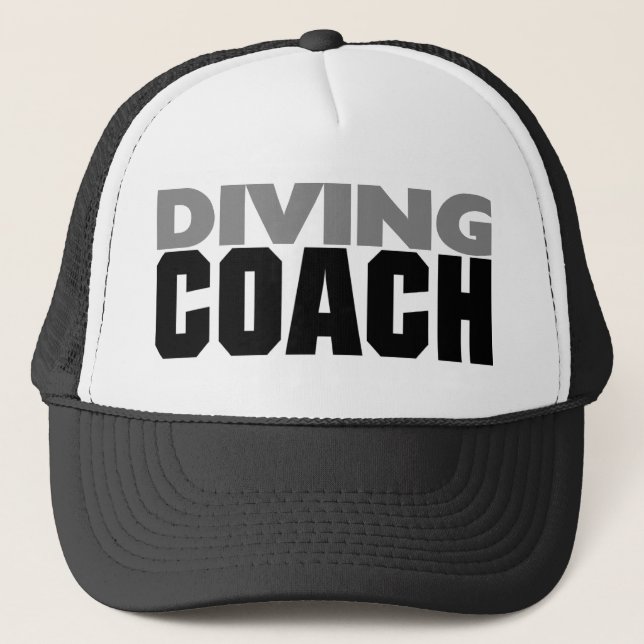 Diving Coach Gear Trucker Hat (Front)