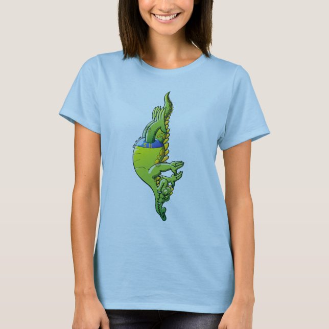 Diving Crocodile T-Shirt (Front)