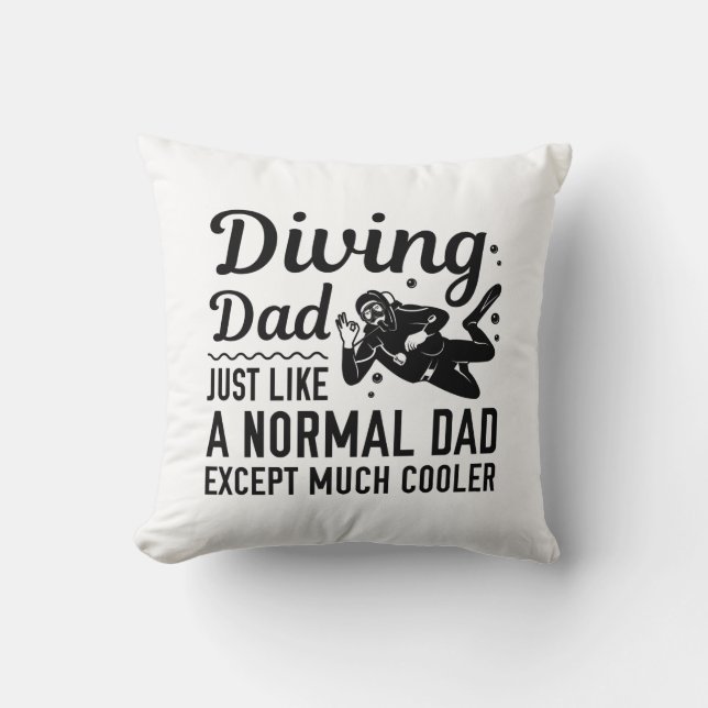 Diving Dad Cushion (Front)